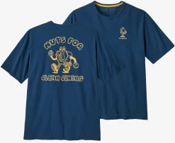 T-Shirt Patagonia Men Mr. Hex Organic Tidepool Blue