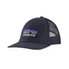 Pet Patagonia P6 Logo LoPro Trucker Hat Navy Blue -Patagonië Outdoor Sportkleding 38283 NVYB