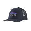 Pet Patagonia P6 Logo Trucker Hat Navy Blue -Patagonië Outdoor Sportkleding 38289 NVYB