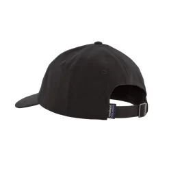 Pet Patagonia P6 Label Trad Cap Black -Patagonië Outdoor Sportkleding 38296 BLK BACK