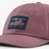 Pet Patagonia Unisex 73 Skyline Trad Cap Evening Mauve -Patagonië Outdoor Sportkleding 38357 evma