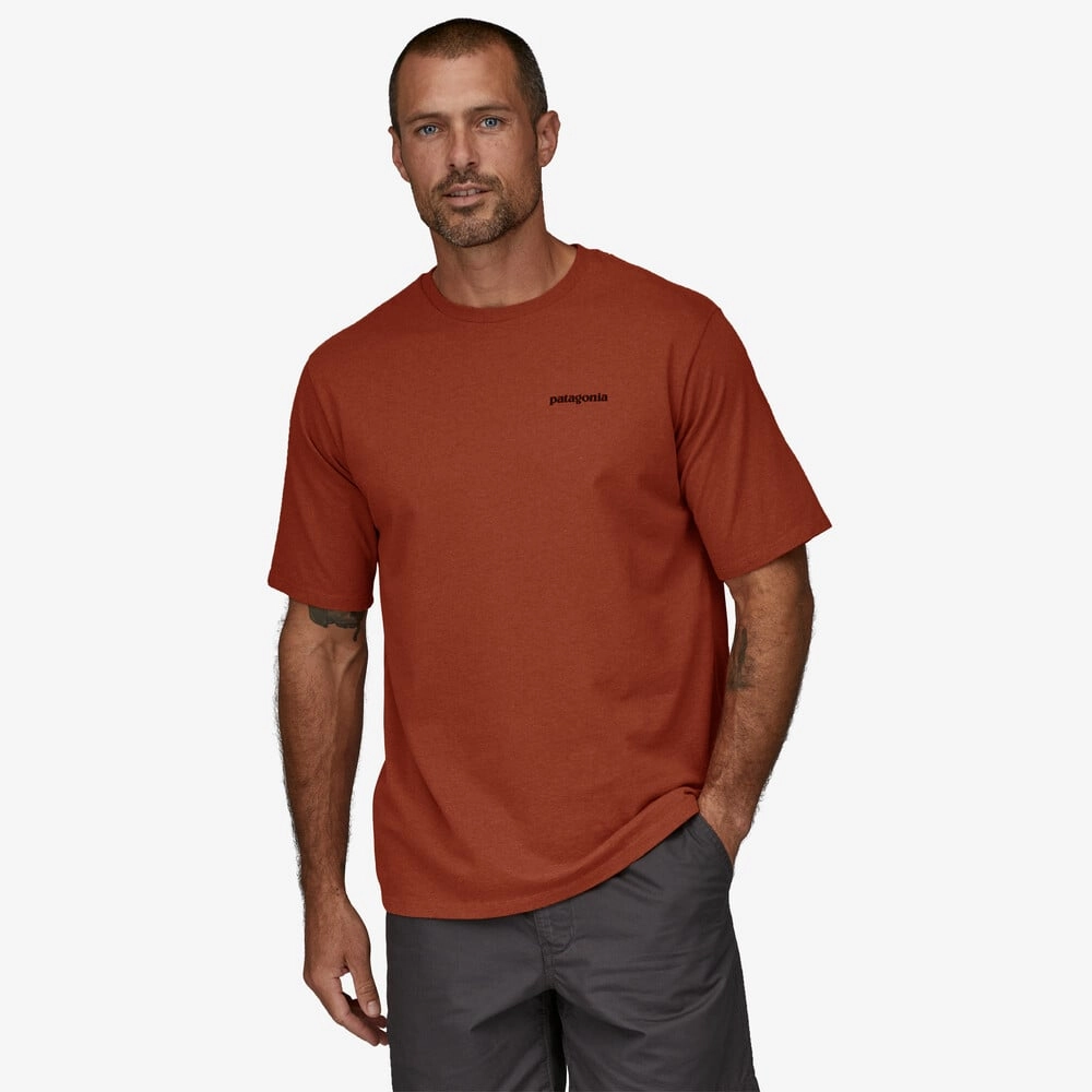 T-Shirt Patagonia Men P6 Logo Responsibili Tee Quartz Coral 4 T-Shirt Patagonia Men P6 Logo Responsibili Tee Quartz Coral - Afbeelding 2