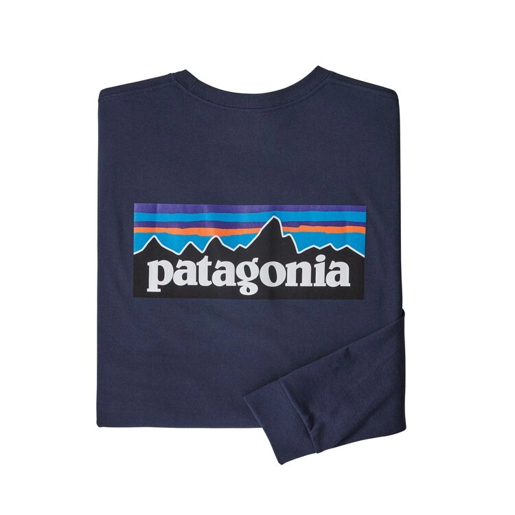 Shirt Patagonia Men L/S P6 Logo Responsibili Tee Classic Navy 3 Shirt Patagonia Men L/S P6 Logo Responsibili Tee Classic Navy
