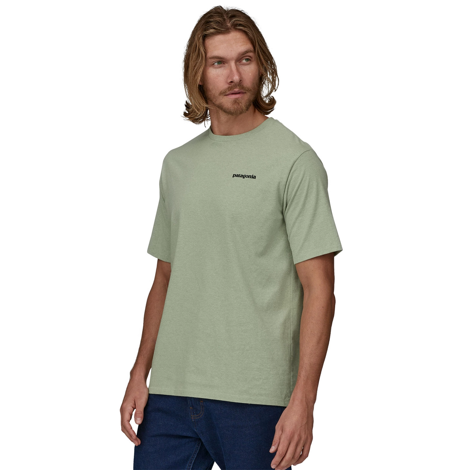 T-Shirt Patagonia Men P6 Logo Responsibili Tee Salvia Green 6 T-Shirt Patagonia Men P6 Logo Responsibili Tee Salvia Green - Afbeelding 4