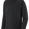 Vest Patagonia Men Cap MW Zip Neck Black 1 Vest Patagonia Men Cap MW Zip Neck Black -Patagonië Outdoor Sportkleding 44447 BLK