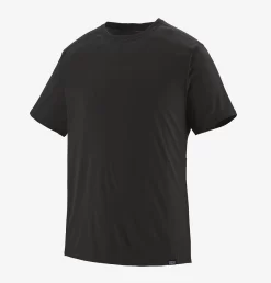 T Shirt Patagonia Men Cap Cool Lightweight Shirt Black