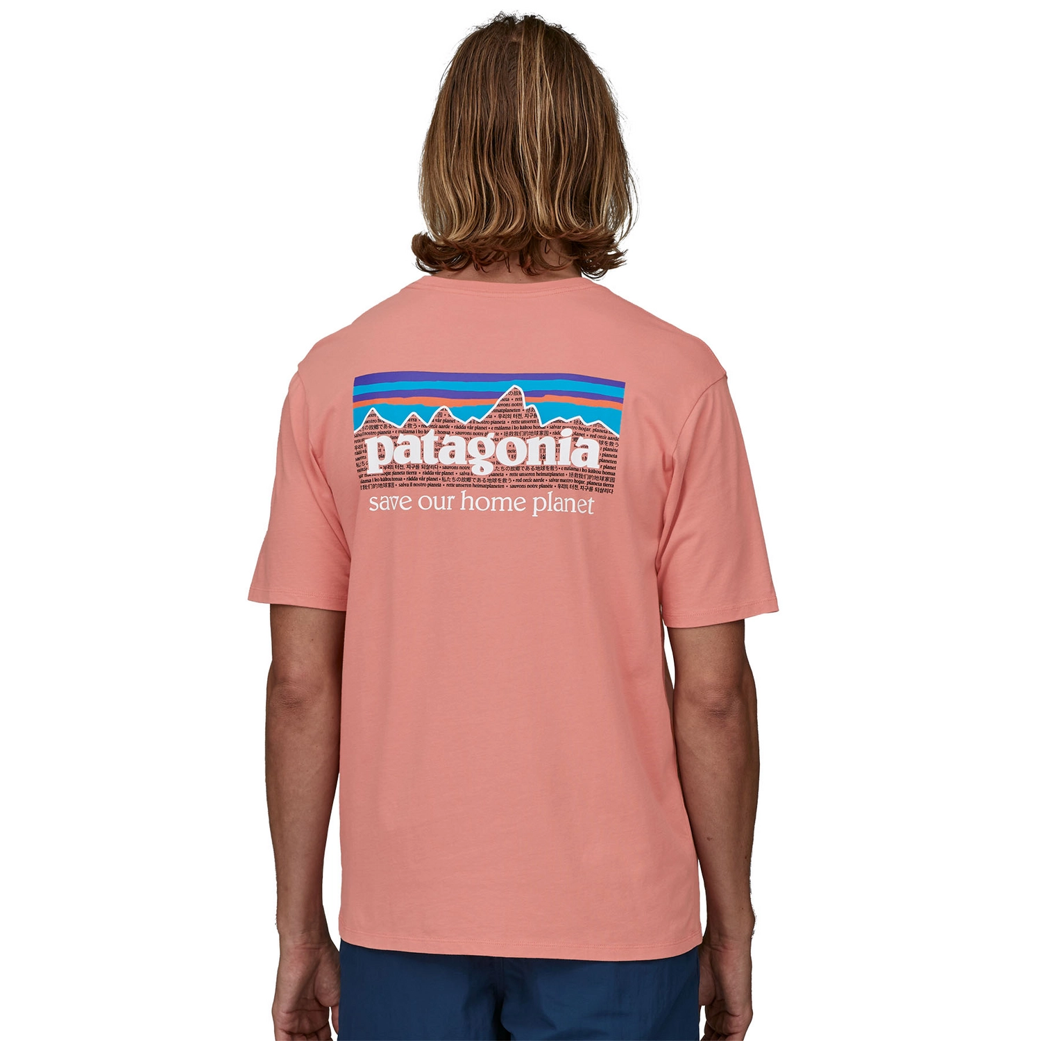 T-Shirt Patagonia Men P6 Mission Organic Sunfade Pink 7 T-Shirt Patagonia Men P6 Mission Organic Sunfade Pink - Afbeelding 5