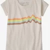 T-Shirt Patagonia Girls Regenerative Organic Certified Cotton Graphic Ridge Rise Stripe Birch White 2 T-Shirt Patagonia Girls Regenerative Organic Certified Cotton Graphic Ridge Rise Stripe Birch White -Patagonië Outdoor Sportkleding 6225420wit201