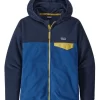Vest Patagonia Boys Micro D Snap T Jacket Superior Blue -Patagonië Outdoor Sportkleding 65465 SPRB