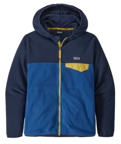Vest Patagonia Boys Micro D Snap T Jacket Superior Blue