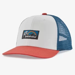 Pet Patagonia Kids Trucker Hat Patalokahi Label Birch White