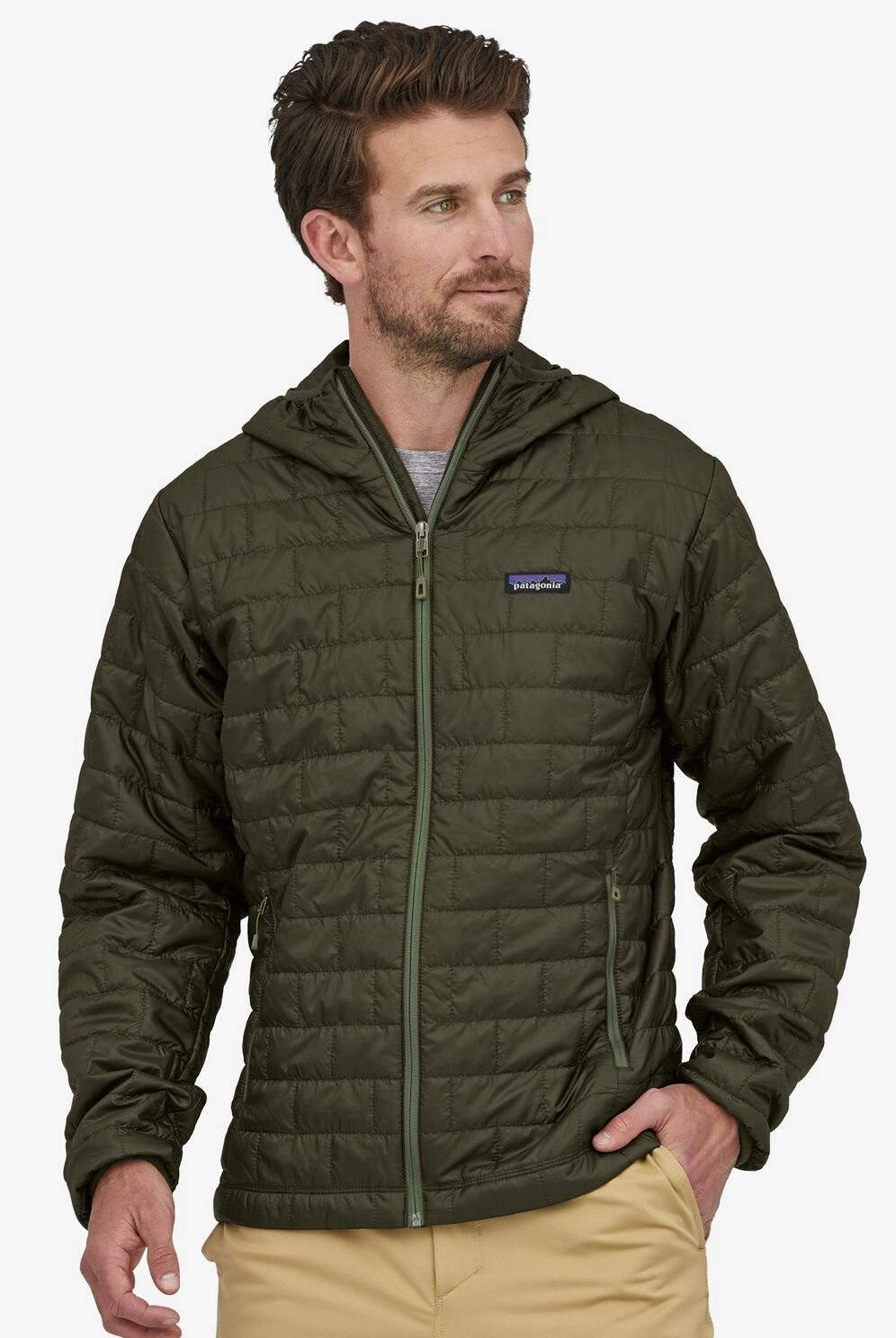 Jas Patagonia Men Nano Puff Hoody Basin Green 4 Jas Patagonia Men Nano Puff Hoody Basin Green - Afbeelding 2