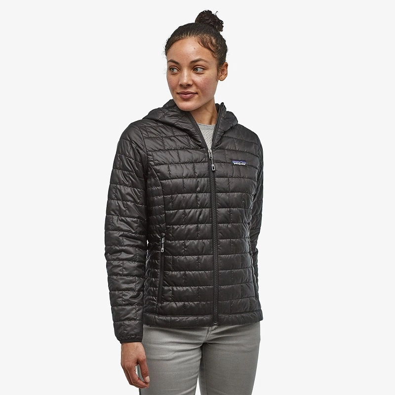 Jas Patagonia Women Nano Puff Hoody Black 4 Jas Patagonia Women Nano Puff Hoody Black - Afbeelding 2