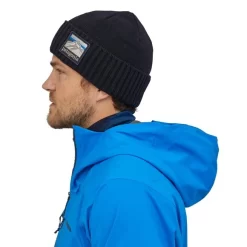 Muts Patagonia Brodeo Beanie Line Logo Ridge Classic Navy -Patagonië Outdoor Sportkleding POS WBF20 29206 LRCN CH4