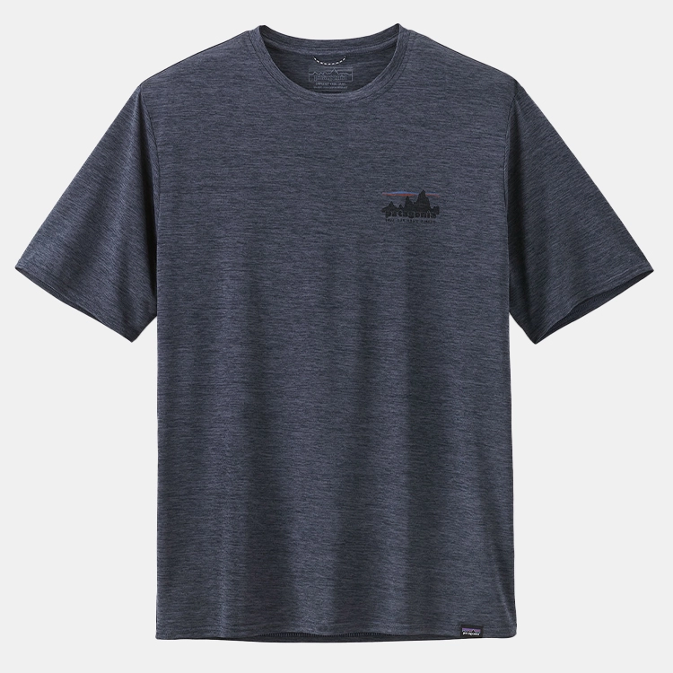 T-Shirt Patagonia Men Cap Cool Daily Graphic Shirt 73 Skyline Smolder Blue X-Dye 7 T-Shirt Patagonia Men Cap Cool Daily Graphic Shirt 73 Skyline Smolder Blue X-Dye - Afbeelding 5