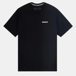 T-Shirt Patagonia Men P6 Logo Responsibili Tee Black