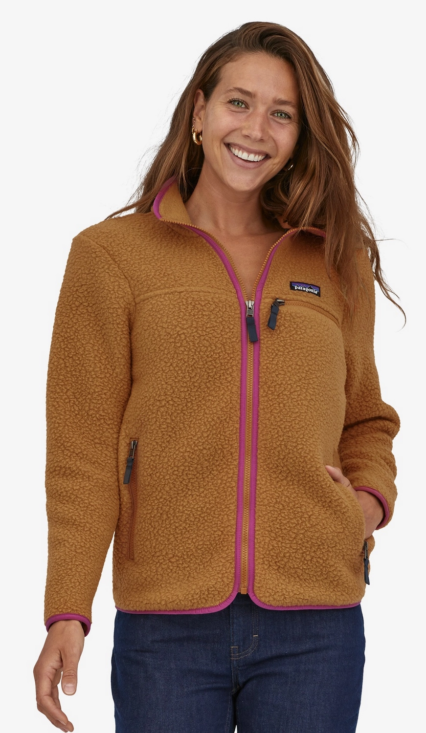 Vest Patagonia Women Retro Pile Jacket Nest Brown 4 Vest Patagonia Women Retro Pile Jacket Nest Brown - Afbeelding 2