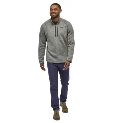 Trui Patagonia Mens Better Sweater 1/4 Zip Stonewash 2019 -Patagonië Outdoor Sportkleding WBF19 25523 STH OM3
