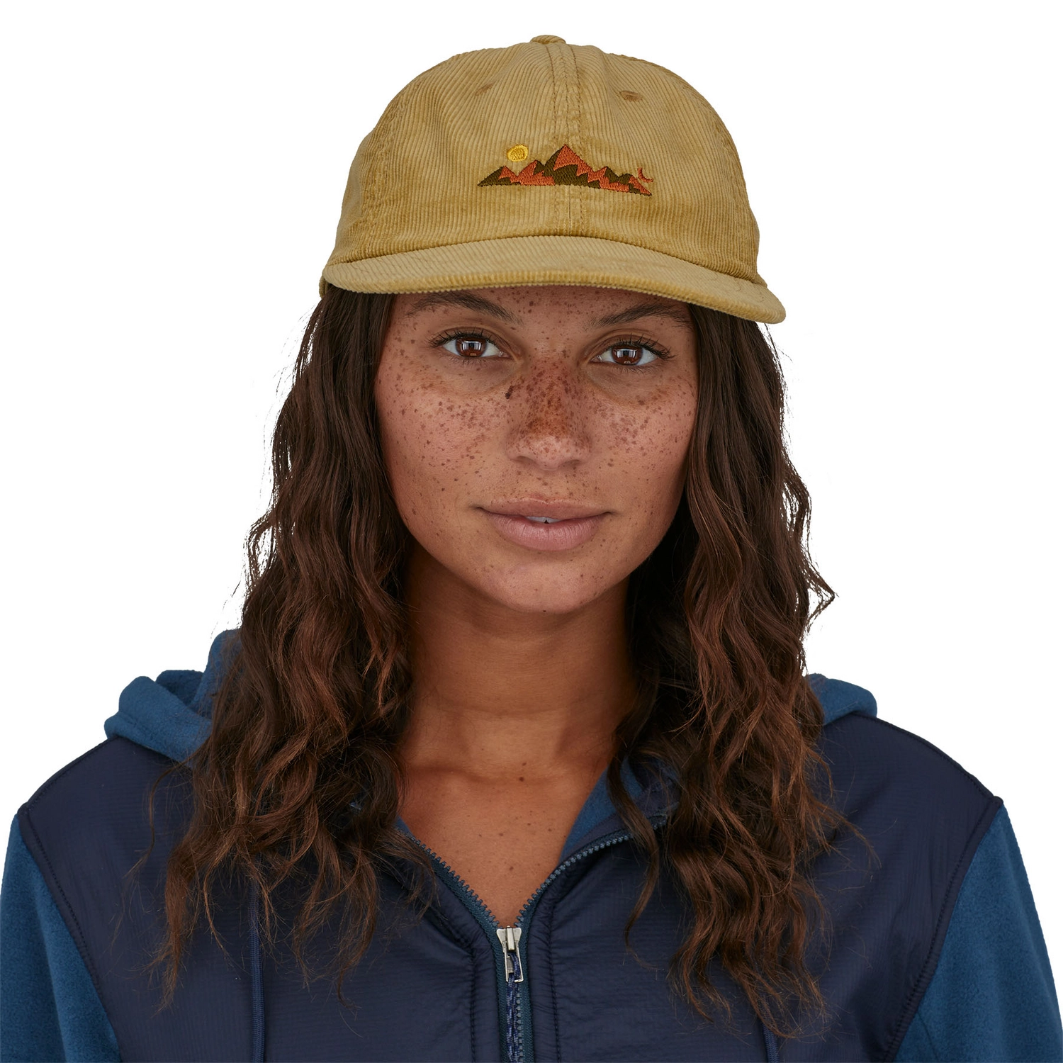 Pet Patagonia Unisex Corduroy Cap Fitz Roy Icon: New Navy 4 Pet Patagonia Unisex Corduroy Cap Fitz Roy Icon: New Navy - Afbeelding 2