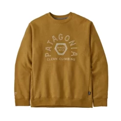Trui Patagonia Unisex Clean Climb Hex Uprisal Crew Sweatshirt Cabin Gold