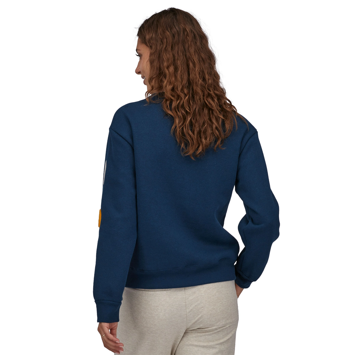 Trui Patagonia Women Clean Climb Badges Uprisal Crew Sweatshirt Tidepool Blue 5 Trui Patagonia Women Clean Climb Badges Uprisal Crew Sweatshirt Tidepool Blue - Afbeelding 3