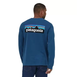 T-shirt Patagonia Men L/S P6 Logo Responsibili-Tee Wavy Blue 7 T-shirt Patagonia Men L/S P6 Logo Responsibili-Tee Wavy Blue -Patagonië Outdoor Sportkleding WBF22 38518 WAVB JB2