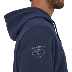 Trui Patagonia Unisex Forge Mark Uprisal Hoody New Navy -Patagonië Outdoor Sportkleding WBF22 39653 NENA TMLOGO