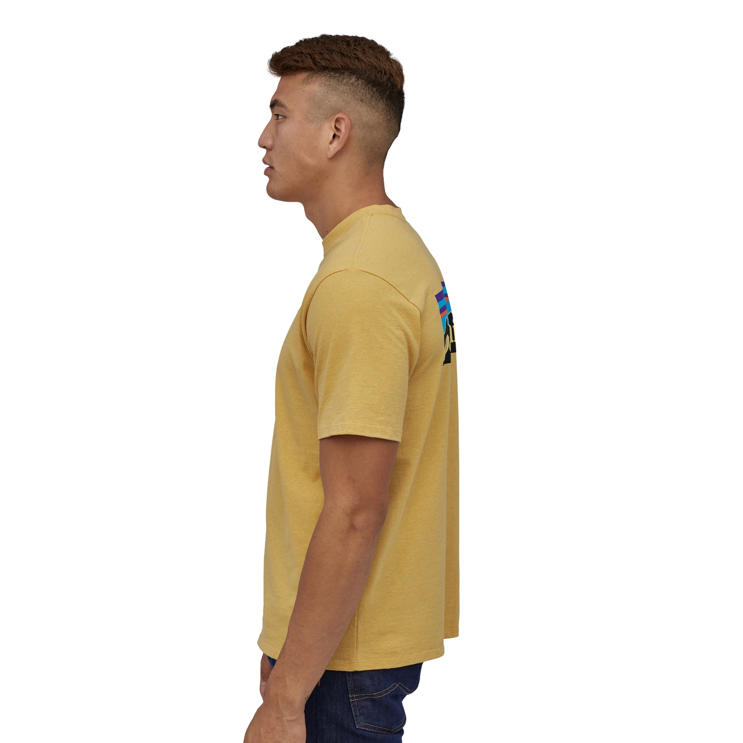 T-Shirt Patagonia Men P-6 Logo Responsibili-Tee Surfboard Yellow 2020 6 T-Shirt Patagonia Men P-6 Logo Responsibili-Tee Surfboard Yellow 2020 - Afbeelding 4