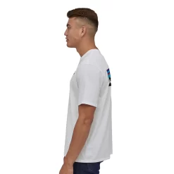 T-Shirt Patagonia Men P-6 Logo Responsibili-Tee White 2020 -Patagonië Outdoor Sportkleding WBS20 38504 WHI EKOV