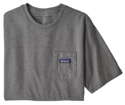 T-Shirt Patagonia Men P6 Label Pocket Responsibili Tee Gravel Heather