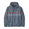Trui Patagonia Unisex Line Logo Ridge Stripe Uprisal Hoody Plume Grey -Patagonië Outdoor Sportkleding WBS22 39620 PLGY