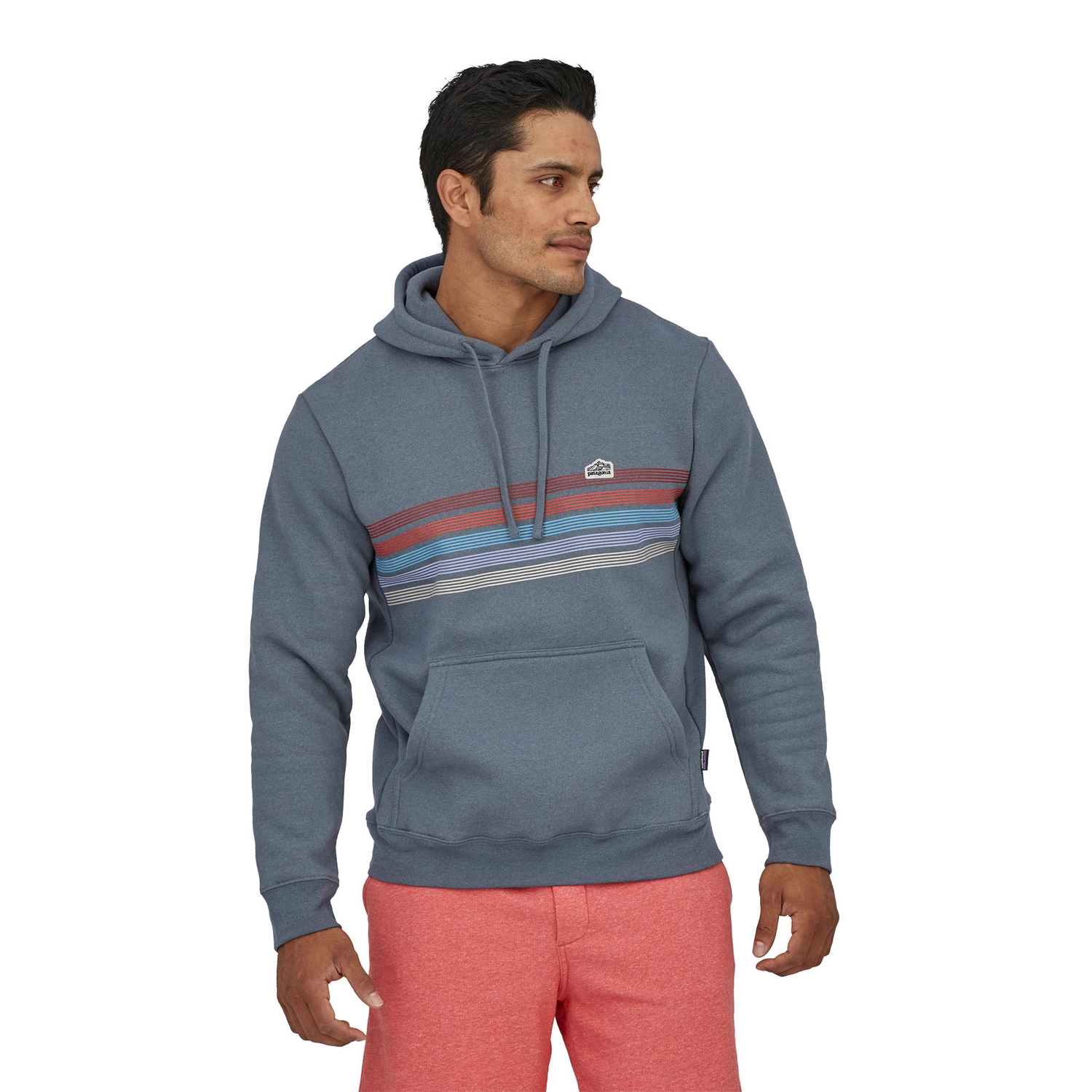 Trui Patagonia Unisex Line Logo Ridge Stripe Uprisal Hoody Plume Grey 4 Trui Patagonia Unisex Line Logo Ridge Stripe Uprisal Hoody Plume Grey - Afbeelding 2