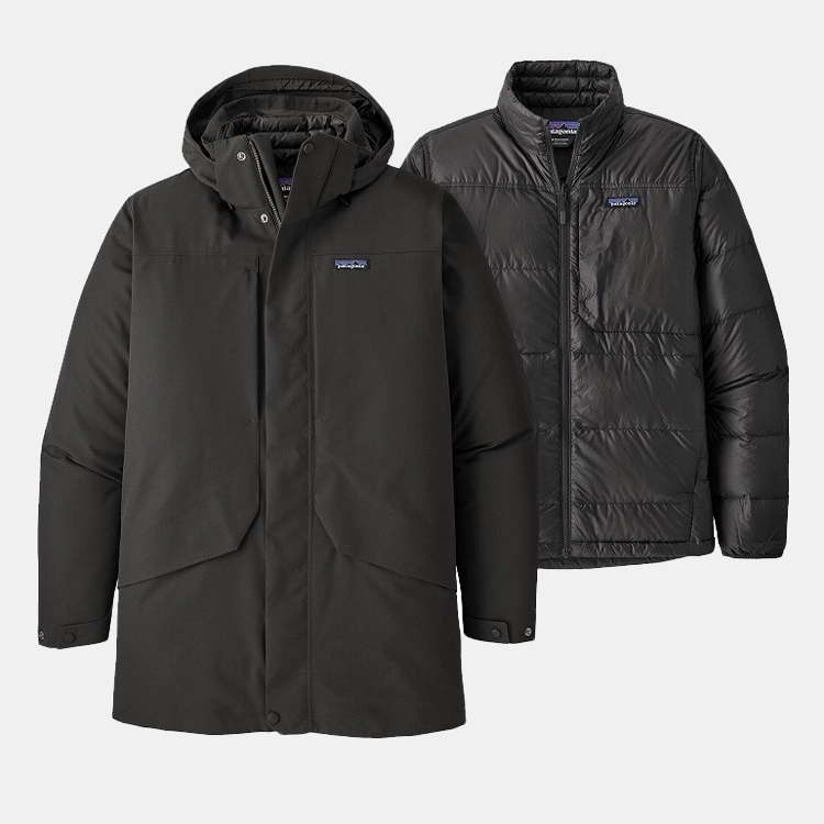 Jas Patagonia Men Tres 3 In 1 Parka Black 4 Jas Patagonia Men Tres 3 In 1 Parka Black - Afbeelding 2