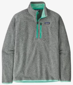 Trui Patagonia Men Better Sweater 1/4 Zip Stonewash Early Teal