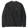 Sweater Patagonia Men Fitz Roy Icon Uprisal Crew Ink Black -Patagonië Outdoor Sportkleding sweater patagonia men fitz roy icon uprisal crew ink blackwit