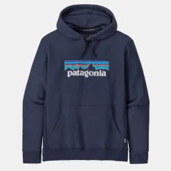 Trui Patagonia Unisex P-6 Logo Uprisal Hoody New Navy -Patagonië Outdoor Sportkleding trui patagonia unisex p 6 logo uprisal hoody new navy