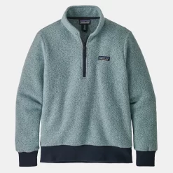 Trui Patagonia Women Woolyester Fleece PO Big Sky Blue -Patagonië Outdoor Sportkleding trui patagonia women woolyester fleece po big sky blue