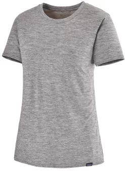 T-Shirt Patagonia Women Cap Cool Daily Shirt Feather Grey