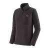 Trui Patagonia Women R1 Air Zip Neck Black -Patagonië Outdoor Sportkleding wbf21 40250 blk