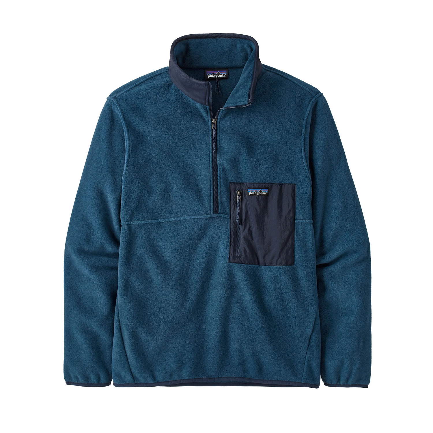 Trui Patagonia Men Microdini 1/2 Zip P/O Tidepool Blue 3 Trui Patagonia Men Microdini 1/2 Zip P/O Tidepool Blue