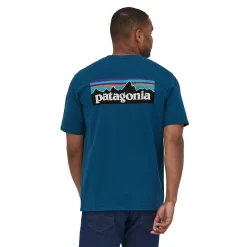 T-Shirt Patagonia Men P-6 Logo Responsibili-Tee Wavy Blue 9 T-Shirt Patagonia Men P-6 Logo Responsibili-Tee Wavy Blue -Patagonië Outdoor Sportkleding wbf22 38504 wavb jb2