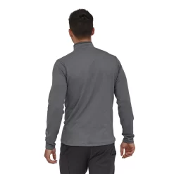 Trui Patagonia Men R1 Daily Zip Neck Noble Grey Salt Grey X Dye -Patagonië Outdoor Sportkleding wbf22 40500 nogx kwm2