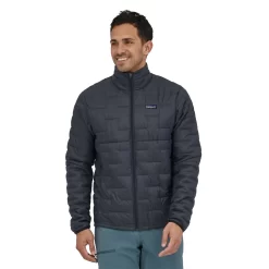 Jas Patagonia Men Micro Puff Jacket Smolder Blue 23 -Patagonië Outdoor Sportkleding wbf22 84066 smdb mk1