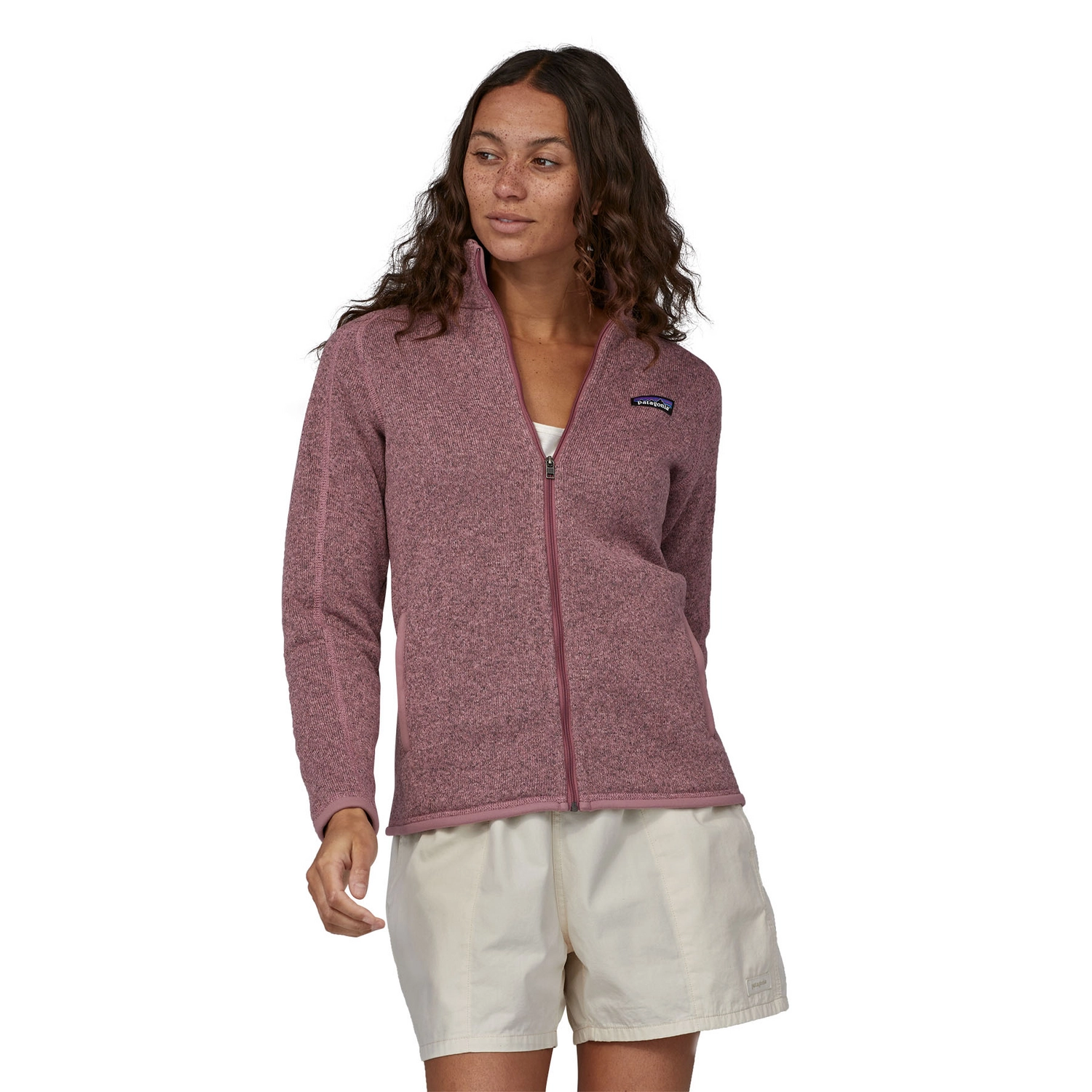 Vest Patagonia Women Better Sweater Jacket Evening Mauve 4 Vest Patagonia Women Better Sweater Jacket Evening Mauve - Afbeelding 2