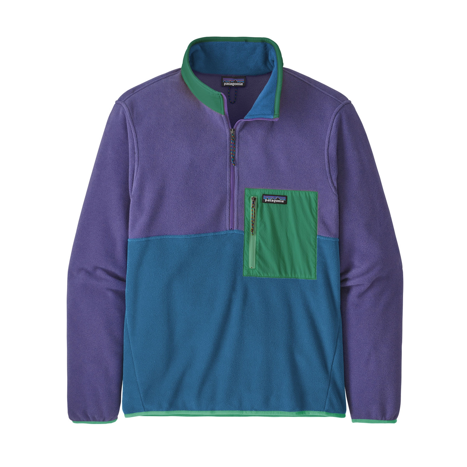 Trui Patagonia Men Microdini 1/2 Zip P/O Bayou Blue