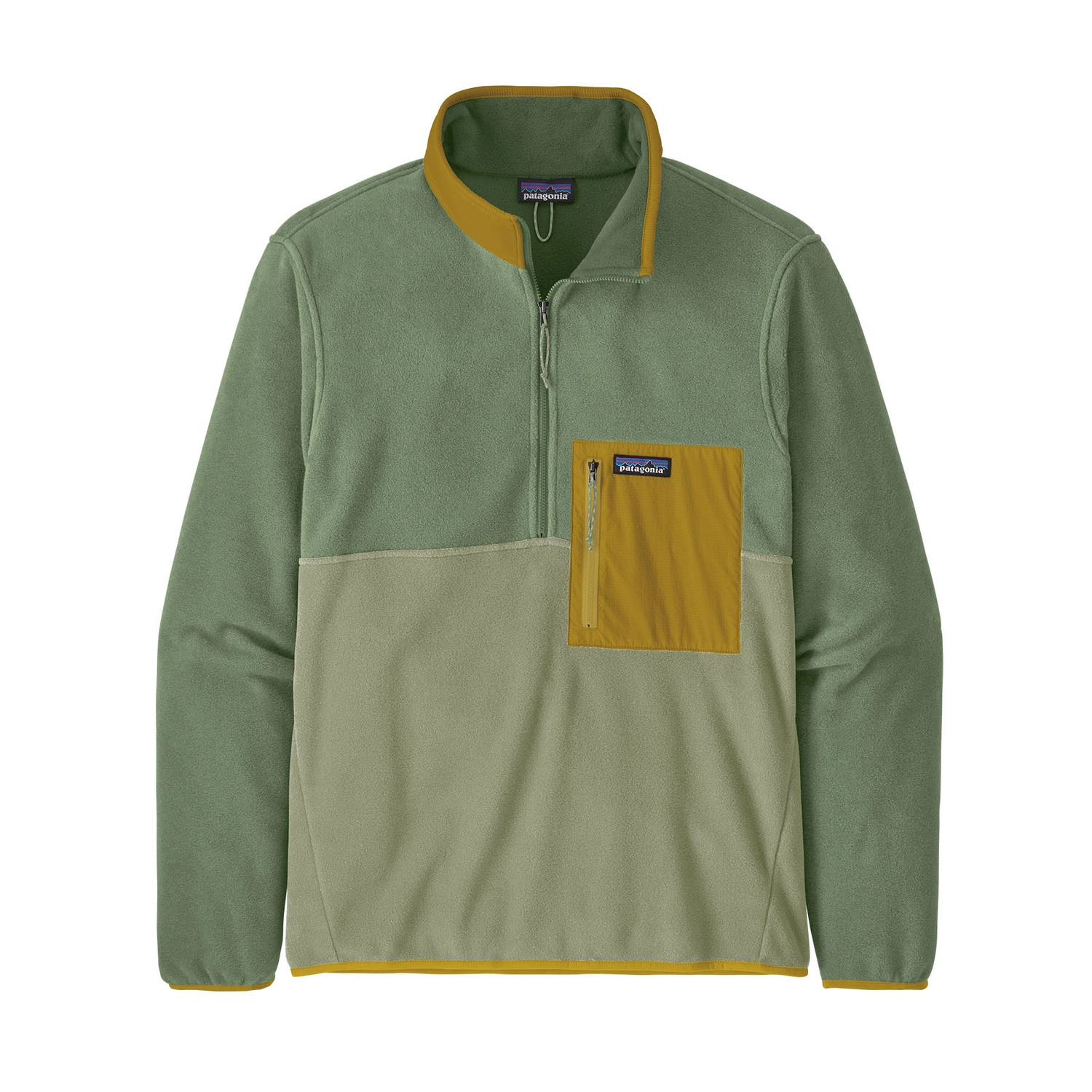 Trui Patagonia Men Microdini 1/2 Zip P/O Salvia Green 3 Trui Patagonia Men Microdini 1/2 Zip P/O Salvia Green