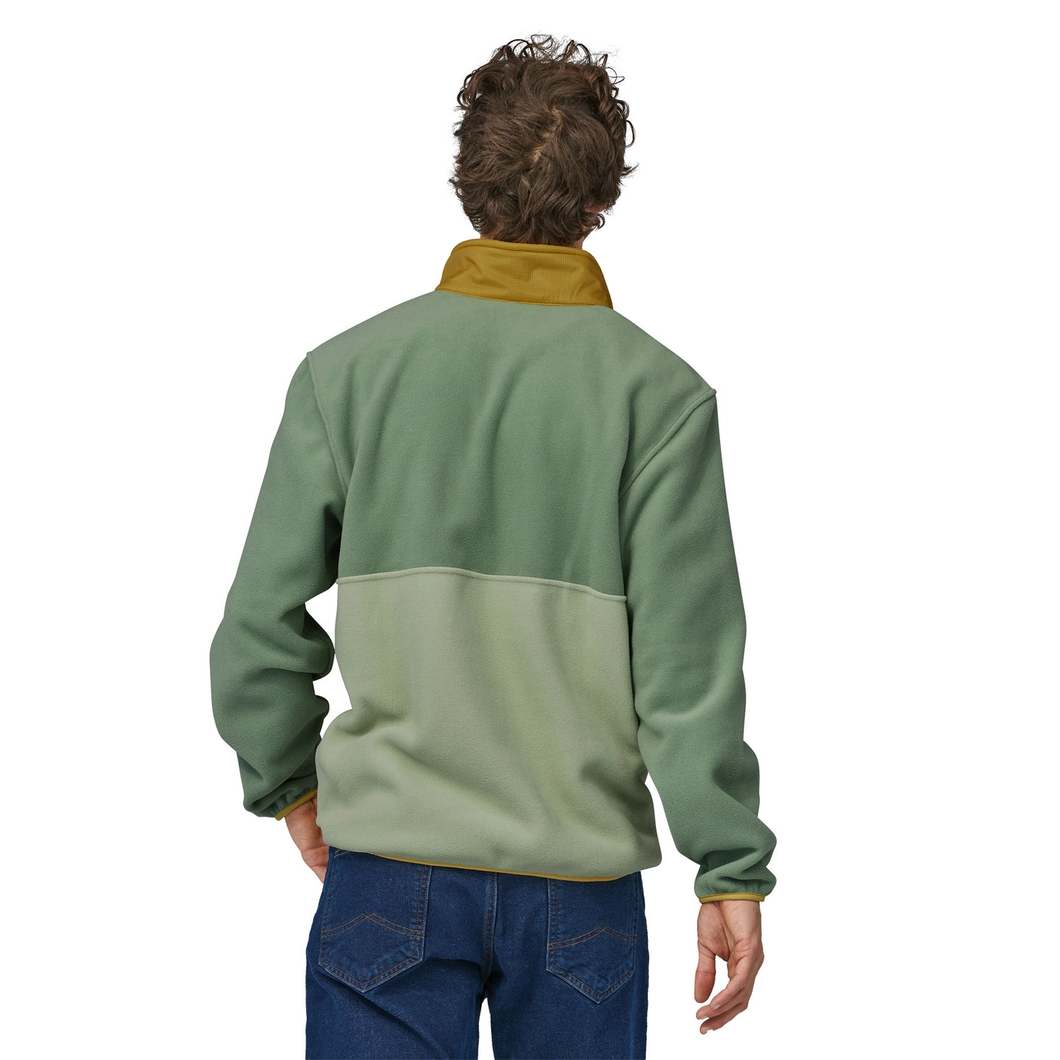 Trui Patagonia Men Microdini 1/2 Zip P/O Salvia Green 5 Trui Patagonia Men Microdini 1/2 Zip P/O Salvia Green - Afbeelding 3
