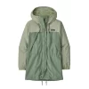 Jas Patagonia Women Skyforest Parka Sedge Green -Patagonië Outdoor Sportkleding wbs23 26987 segn
