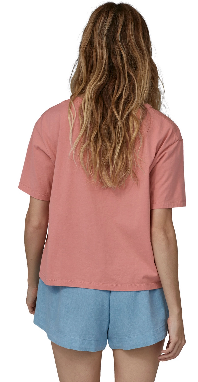 T-Shirt Patagonia Women 73 Skyline Organic Easy Cut Pocket Tee Sunfade Pink 5 T-Shirt Patagonia Women 73 Skyline Organic Easy Cut Pocket Tee Sunfade Pink - Afbeelding 3