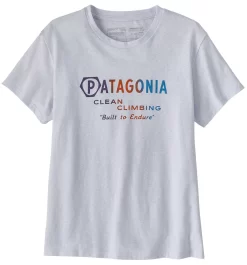 T-Shirt Patagonia Women Endure Hex Responsibili Tee White